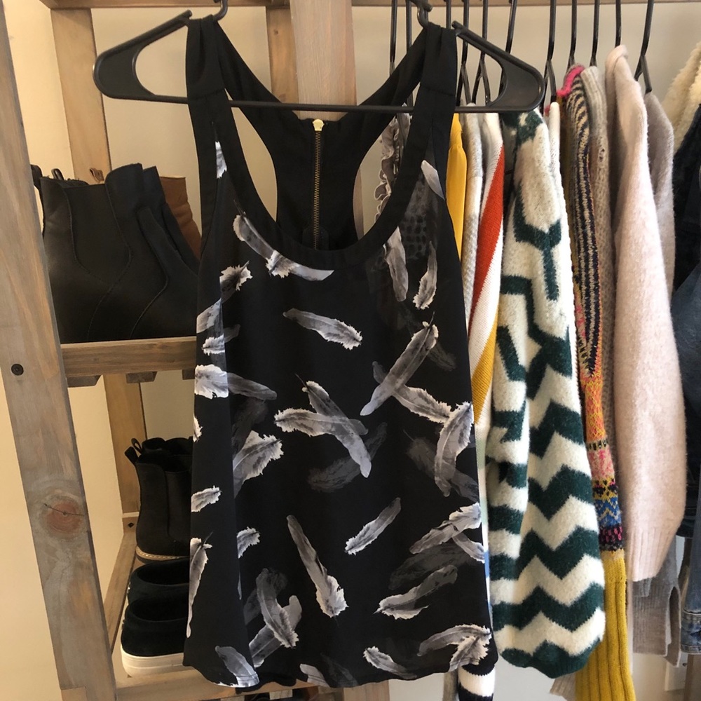 Express Feather Tank Top